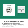Cricut&reg; Printable Magnet Sheets - 8.5 in x 11 in (8 ct)
